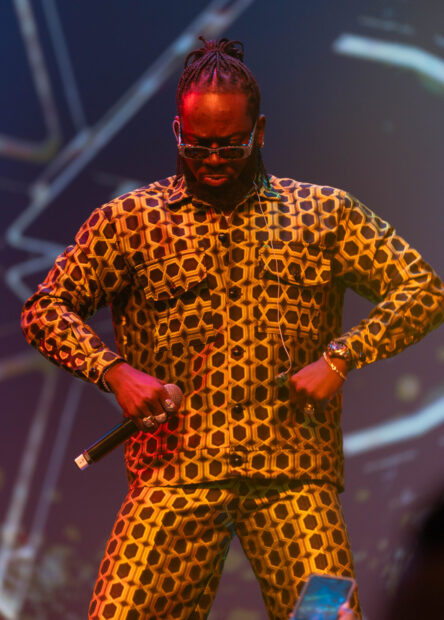 Nigerian artist, Adekunle Gold performing at Flytime Fest 2022