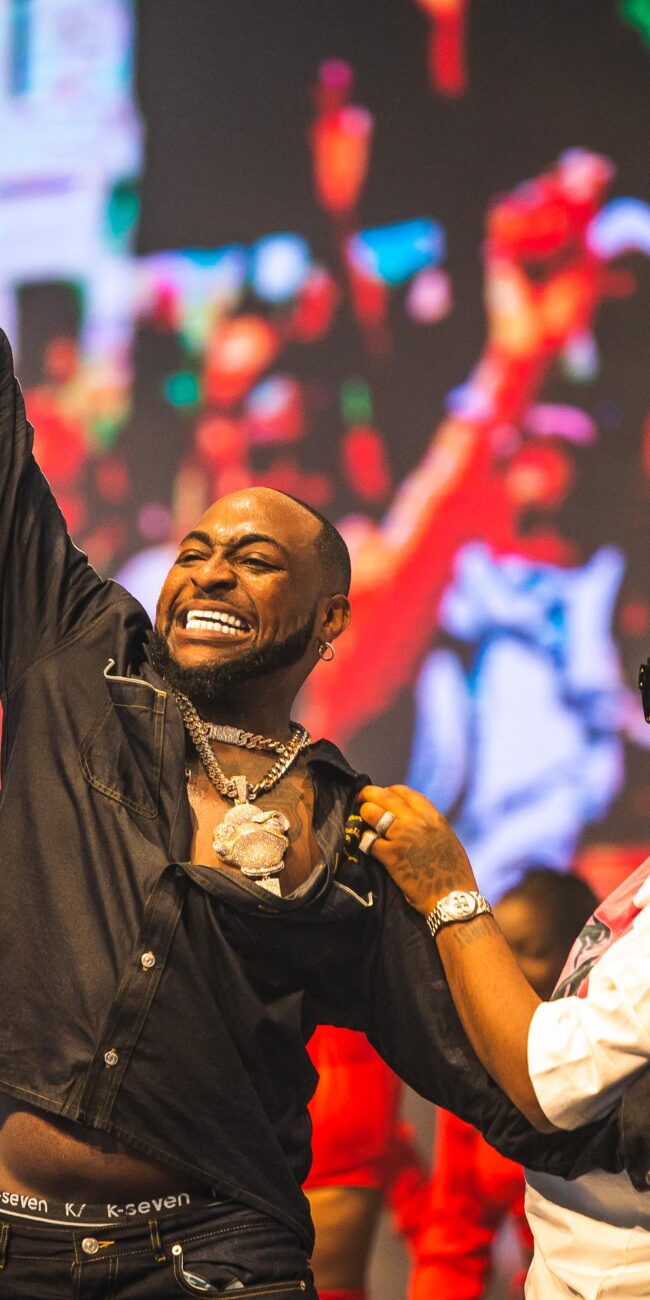 Davido performing with Focalistic at Flytime Fest 2021